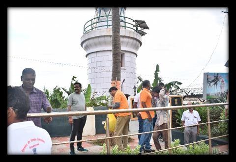 Cleaning-of-Bheemunipatnam-Lighthouse