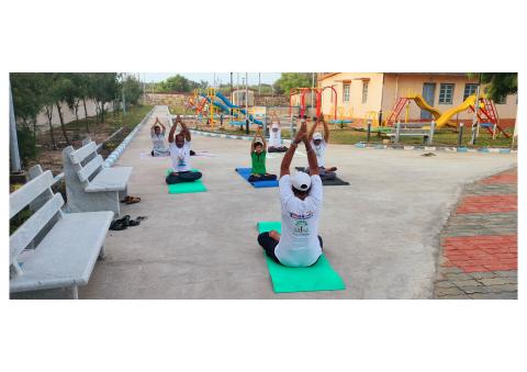Celebration of International Yoga Day on 21/06/2024 @ Jamnagar Directorate 