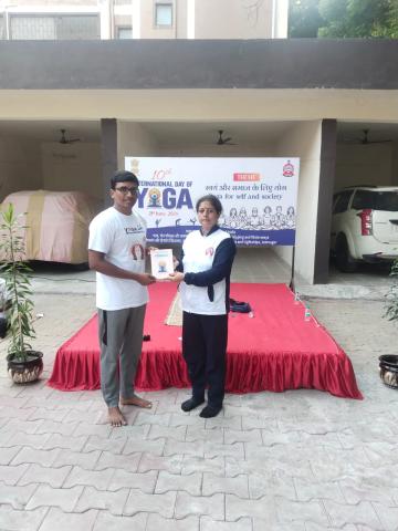 Celebration of International Yoga Day on 21/06/2024 @ Jamnagar Directorate 
