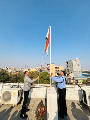 77th Republic Day celebrated at DGLL
