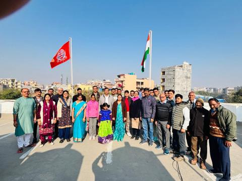 77th Republic Day celebrated at DGLL